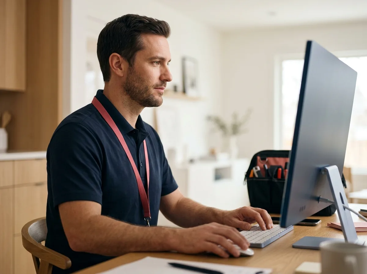 TechBuddy-tekniker installerar Apple (computers)