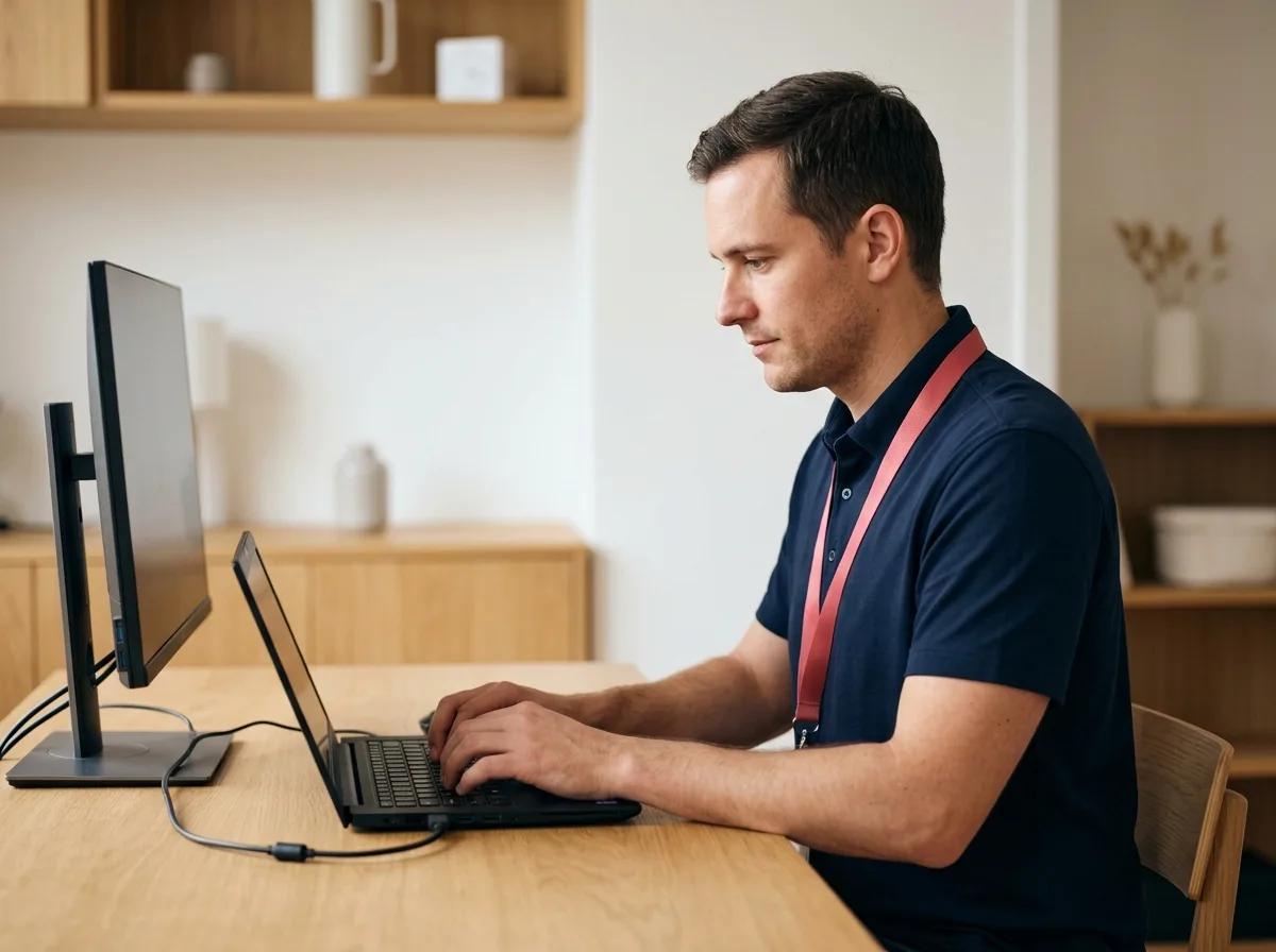 TechBuddy-tekniker installerar Dell